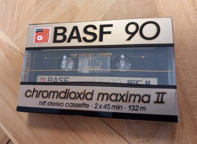 BASF CR-M II 90 KASETA MAGNETOFONOWA