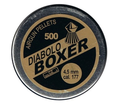 Śrut 4,5 mm Diabolo Boxer ostry 500 szt.