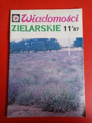 Wiadomości zielarskie nr 11/1987, listopad 1987
