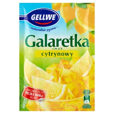 Gellwe Galaretka smak cytrynowy 75 g