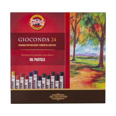 Pastele olejne Gioconda - Koh-I-Noor - 24 kolory