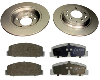 Тормозные диски тормозные колодки задняя mazda 6 quaro 280mm фото №1