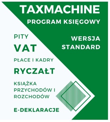 Program do księgowania dokumentów Taxmachine STD
