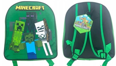 Minecraft Plecak Przeszkolny Jednokomorowy