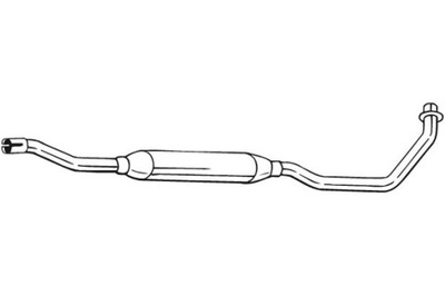 BOSAL SILENCIADOR SISTEMAS DE ESCAPE CENTRAL FIAT SEDICI SUZUKI SX4 1.5  