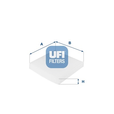 ФІЛЬТР, ВЕНТИЛЯЦІЯ СТОРОНИ ПАСАЖИРА UFI 53.210.00