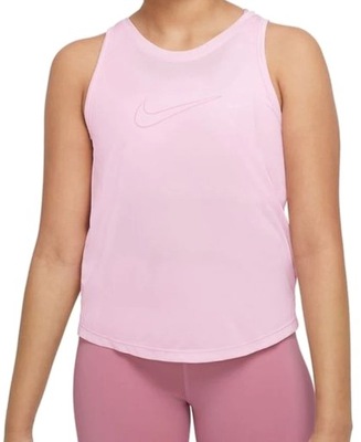 Nike Dri-Fit One Training Różowa Dziewczęca Koszulka DH5215-664 XL