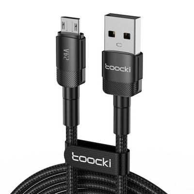 Kabel Toocki USB - microUSB typ B 1 m czarny