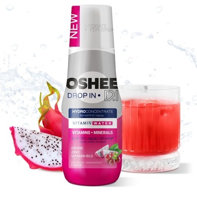 SYROP OSHEE DROP WINOGRONO-SMOCZY OWOC WITAMINY I MINERAŁY 500ML DO 10L