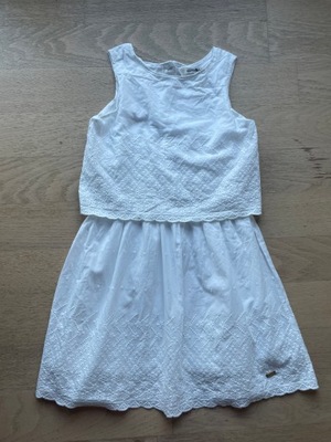 Biała sukienka z koronką Hampton Republicrozm.152
