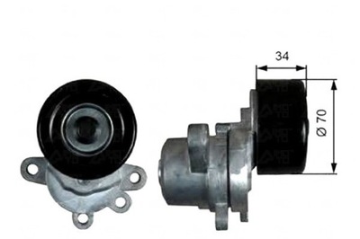 Gates ролик натягувача nissan altima 3.5 фото №1