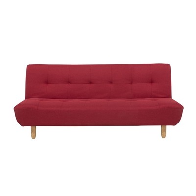Sofa rozkładana czerwona ALSTEN