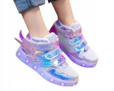 buty LED świecące ladowanie USB Dziecięce