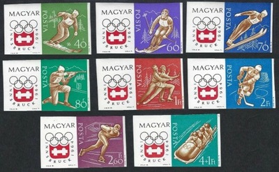 Węgry 1963 Znaczki 1975-82B ** sport igrzyska olimpijskie Olimpiada