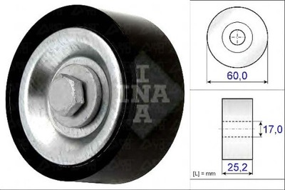 РОЛИК РЕМНЯ INA 119233042R 8200598966