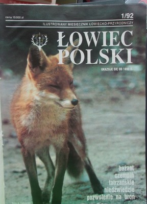 Łowiec polski kompletny oprawiony rocznik 1992