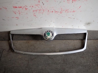 Решітка радіатора хром skoda octavia ii lift 08- 1z0853661a фото №1