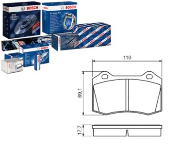 Гальмівні колодки гальмівні ford focus seat cordoba ibiza ii фото №1