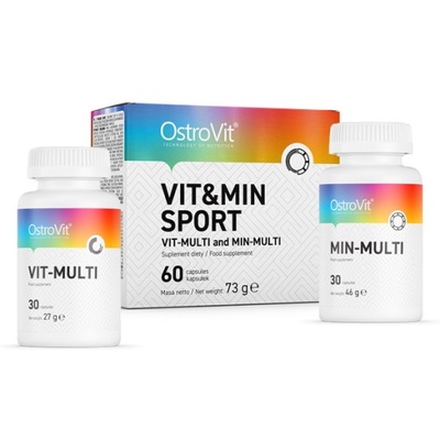 Suplement diety WITAMINY OstroVit Vit&Min Sport 2 x 30 kapsułek