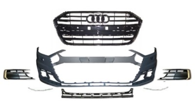 Audi a8 d5 4n 2017+ бампер передний перед pdc2 фото №1