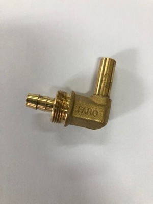 CONNECTION HOSE - KNEE 90 FOR WIRES FLEXIBLE D8 LPG  