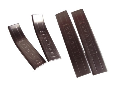 Накладки накладки пороговые jaguar xj x351 комплект фото №1