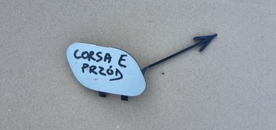 Opel corsa e 2015- заглушка фаркоп бампер перед фото №1