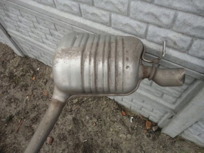 Mercedes e w212 выхлоп труба гаситель левый 2.2 cdi фото №1