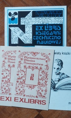 EXLIBRIS 4szt.