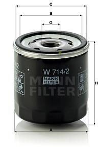 MANN+HUMMEL EN 714/2 FILTRE HUILES - milautoparts-fr.ukrlive.com