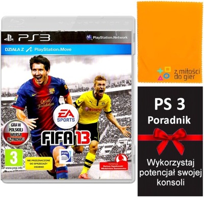PS3 FIFA 13 Polskie Wydanie DUBBING KOMENTARZ Po Polsku PL