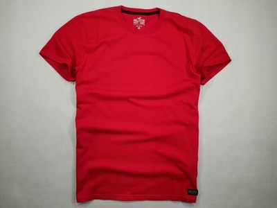 HOLLISTER red t-shirt under logo NOWY M