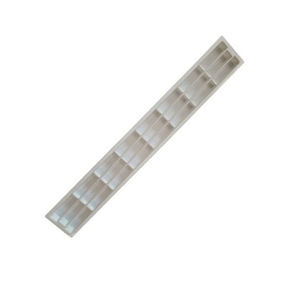 Kratka wentylacyjna plastikowa 445x55mm biała