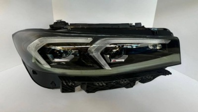 Bmw 3 g20 g21 lci лампа правая перед передняя full led shadow black фото №1