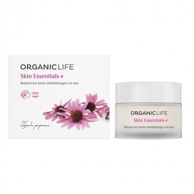 ORGANIC LIFE Botaniczny krem odmładzający na noc