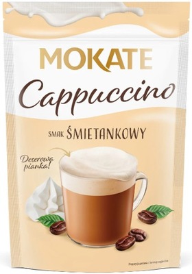 Kawa Mokate Cappuccino o smaku śmietankowym 110 g