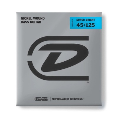 Struny Dunlop Super Bright Nickel Bass 5-string 45-125 (DBSBN45125)