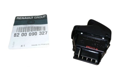Кнопка керування вікон renault kangoo 6 pin 8200090327 оригінал фото №1