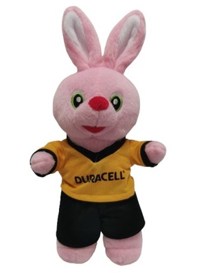Duracell różowy królik zając króliczek z reklamy maskotka