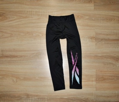 REEBOK legginsy spodnie LOGO GUMA 140