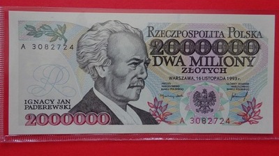 2000000 zł 1993, A 3082724,stan UNC