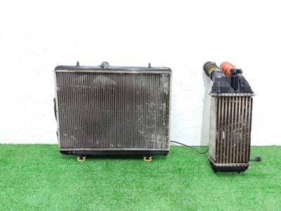 Peugeot citroen opel psa радіатор wody інтеркулер вентилятор om комплект фото №1