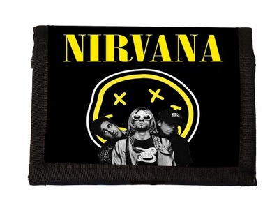 Portfel na Nirvana materiałowy portfel