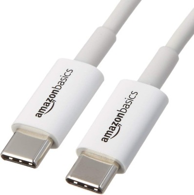 Kabel ładujący Amazon Basics USB-C do USB-C, 0,9 prędkość 480 Mb/s