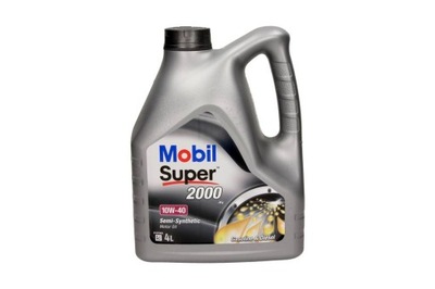 ACEITE MOBIL SÚPER 10W40 4L 2000X1 SL/CF / 501.01 505.00 150865  