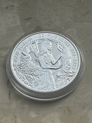 Moneta srebrna Mity i Legendy Maid Marian Lady Marion 2022