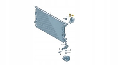 #mocowanie радіатора штифт wht001506a audi aso фото №1