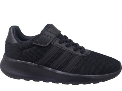 ADIDAS LITE RACER CZARNE BUTY GUMKI RZEP DAMSKIE