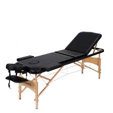 CG378 Przenośne łóżko do masażu Naipo Czarne