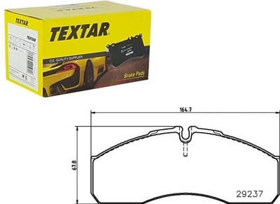 TEXTAR КОЛОДКИ ГАЛЬМІВНІ 2923701